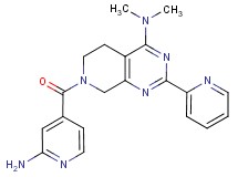 7-(2-aminoisonicotinoyl)-N,N-dimethyl-2-pyridin-2-yl-5,6,7,8-tetrahydropyrido[3,4-d]pyrimidin-4-amine