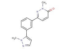 2-methyl-6-[3-(1-methyl-1H-pyrazol-5-yl)phenyl]pyridazin-3(2H)-one