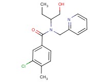 3-chloro-N-[1-(hydroxymethyl)propyl]-4-methyl-N-(pyridin-2-ylmethyl)benzamide