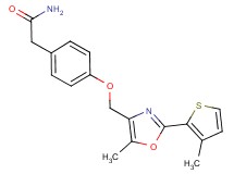 2-(4-{[5-methyl-2-(3-methyl-2-thienyl)-1,3-oxazol-4-yl]methoxy}phenyl)acetamide