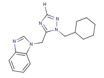 1-{[1-(cyclohexylmethyl)-1H-1,2,4-triazol-5-yl]methyl}-1H-benzimidazole