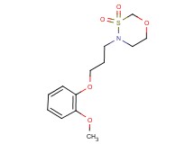4-[3-(2-methoxyphenoxy)propyl]-1,3,4-oxathiazinane 3,3-dioxide