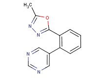 5-[2-(5-methyl-1,3,4-oxadiazol-2-yl)phenyl]pyrimidine