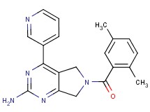 6-(2,5-dimethylbenzoyl)-4-pyridin-3-yl-6,7-dihydro-5H-pyrrolo[3,4-d]pyrimidin-2-amine