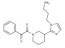 2-[3-(1-butyl-1H-imidazol-2-yl)-1-piperidinyl]-2-oxo-1-phenylethanone