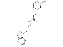 N-[3-(1H-indazol-1-yl)propyl]-3-(1-methyl-3-piperidinyl)propanamide