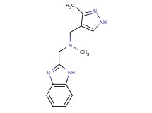 (1H-benzimidazol-2-ylmethyl)methyl[(3-methyl-1H-pyrazol-4-yl)methyl]amine
