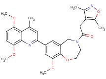 7-(5,8-dimethoxy-4-methyl-2-quinolinyl)-4-[(3,5-dimethyl-4-isoxazolyl)acetyl]-9-methoxy-2,3,4,5-tetrahydro-1,4-benzoxazepine