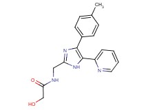 2-hydroxy-N-{[4-(4-methylphenyl)-5-pyridin-2-yl-1H-imidazol-2-yl]methyl}acetamide
