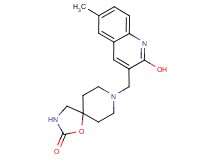 8-[(2-hydroxy-6-methyl-3-quinolinyl)methyl]-1-oxa-3,8-diazaspiro[4.5]decan-2-one