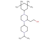2-[1-(1-isopropyl-4-piperidinyl)-4-(3,3,5,5-tetramethylcyclohexyl)-2-piperazinyl]ethanol