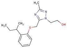 2-{5-[(2-sec-butylphenoxy)methyl]-3-methyl-1H-1,2,4-triazol-1-yl}ethanol