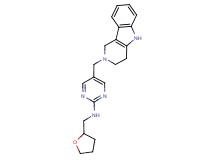 N-(tetrahydro-2-furanylmethyl)-5-(1,3,4,5-tetrahydro-2H-pyrido[4,3-b]indol-2-ylmethyl)-2-pyrimidinamine
