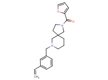 2-(2-furoyl)-7-(3-vinylbenzyl)-2,7-diazaspiro[4.5]decane