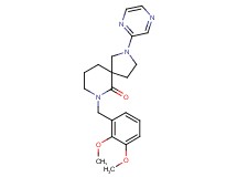 7-(2,3-dimethoxybenzyl)-2-(2-pyrazinyl)-2,7-diazaspiro[4.5]decan-6-one