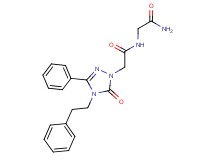 N~2~-{[5-oxo-3-phenyl-4-(2-phenylethyl)-4,5-dihydro-1H-1,2,4-triazol-1-yl]acetyl}glycinamide