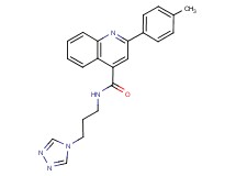 2-(4-methylphenyl)-N-[3-(4H-1,2,4-triazol-4-yl)propyl]-4-quinolinecarboxamide