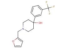 1-(2-furylmethyl)-4-[3-(trifluoromethyl)phenyl]-4-piperidinol