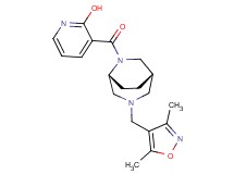 3-({(1S*,5R*)-3-[(3,5-dimethyl-4-isoxazolyl)methyl]-3,6-diazabicyclo[3.2.2]non-6-yl}carbonyl)-2-pyridinol