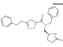 N-benzyl-N-{[(2S)-5-oxo-2-pyrrolidinyl]methyl}-3-(2-phenylethyl)-4,5-dihydro-5-isoxazolecarboxamide