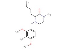 3-butyl-4-(2,4-dimethoxy-3-methylbenzyl)-1-methyl-2-piperazinone