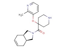 (3aR*,7aS*)-2-({4-[(2-methylpyridin-3-yl)oxy]piperidin-4-yl}carbonyl)-2,3,3a,4,7,7a-hexahydro-1H-isoindole