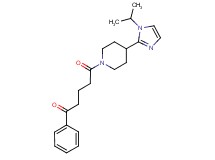 5-[4-(1-isopropyl-1H-imidazol-2-yl)piperidin-1-yl]-5-oxo-1-phenylpentan-1-one
