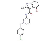 N-[1-(4-chlorobenzyl)-3-piperidinyl]-2-methyl-4-oxo-4,5,6,7-tetrahydro-1H-indole-3-carboxamide
