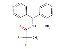 2,2-difluoro-N-[(2-methylphenyl)(pyridin-4-yl)methyl]propanamide