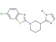 6-chloro-2-[3-(1H-imidazol-2-yl)-1-piperidinyl]-1,3-benzothiazole