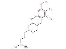 3-[4-(4-methoxy-2,3,6-trimethylbenzyl)piperazin-1-yl]-N,N-dimethylpropan-1-amine