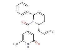 4-{[(2R*,6S*)-2-allyl-6-phenyl-3,6-dihydropyridin-1(2H)-yl]carbonyl}-6-methylpyridin-2(1H)-one