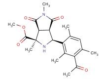 methyl (1R*,3S*,3aR*,6aS*)-3-(3-acetyl-2,4,6-trimethylphenyl)-1,5-dimethyl-4,6-dioxooctahydropyrrolo[3,4-c]pyrrole-1-carboxylate