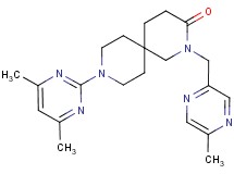 9-(4,6-dimethylpyrimidin-2-yl)-2-[(5-methylpyrazin-2-yl)methyl]-2,9-diazaspiro[5.5]undecan-3-one