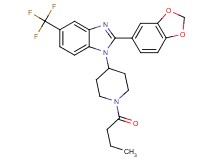 2-(1,3-benzodioxol-5-yl)-1-(1-butyryl-4-piperidinyl)-5-(trifluoromethyl)-1H-benzimidazole