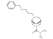 (1R*,5R*)-6-[3-(benzyloxy)propyl]-N,N-dimethyl-3,6-diazabicyclo[3.2.2]nonane-3-carboxamide
