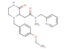 2-[1-(4-ethoxybenzyl)-3-oxo-2-piperazinyl]-N-methyl-N-(2-pyridinylmethyl)acetamide
