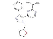 2-isopropyl-4-[4-phenyl-1-(tetrahydrofuran-2-ylmethyl)-1H-imidazol-5-yl]pyrimidine
