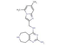 N~4~-[(5,7-dimethylimidazo[1,2-a]pyridin-2-yl)methyl]-6,7,8,9-tetrahydro-5H-pyrimido[4,5-d]azepine-2,4-diamine