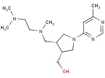 [(3R*,4R*)-4-{[[2-(dimethylamino)ethyl](methyl)amino]methyl}-1-(6-methylpyrimidin-4-yl)pyrrolidin-3-yl]methanol