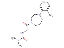 N,N-dimethyl-N'-{2-[4-(2-methylphenyl)-1,4-diazepan-1-yl]-2-oxoethyl}urea