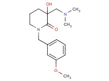 3-[(dimethylamino)methyl]-3-hydroxy-1-(3-methoxybenzyl)-2-piperidinone