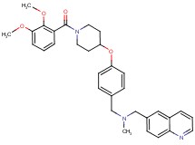 (4-{[1-(2,3-dimethoxybenzoyl)-4-piperidinyl]oxy}benzyl)methyl(6-quinolinylmethyl)amine