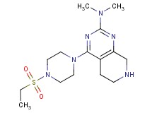 4-[4-(ethylsulfonyl)piperazin-1-yl]-N,N-dimethyl-5,6,7,8-tetrahydropyrido[3,4-d]pyrimidin-2-amine