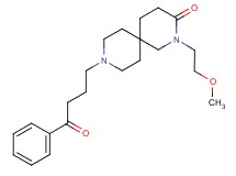 2-(2-methoxyethyl)-9-(4-oxo-4-phenylbutyl)-2,9-diazaspiro[5.5]undecan-3-one