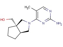 [(3aS*,6aS*)-2-(2-amino-5-methylpyrimidin-4-yl)hexahydrocyclopenta[c]pyrrol-3a(1H)-yl]methanol