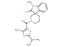 1'-[(2-isopropyl-4-methyl-1,3-thiazol-5-yl)carbonyl]-1-methylspiro[indole-3,3'-piperidin]-2(1H)-one