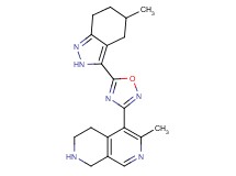 6-methyl-5-[5-(5-methyl-4,5,6,7-tetrahydro-2H-indazol-3-yl)-1,2,4-oxadiazol-3-yl]-1,2,3,4-tetrahydro-2,7-naphthyridine dihyrdochloride