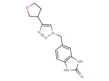 5-{[4-(tetrahydrofuran-3-yl)-1H-1,2,3-triazol-1-yl]methyl}-1,3-dihydro-2H-benzimidazol-2-one