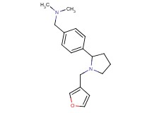 1-{4-[1-(3-furylmethyl)pyrrolidin-2-yl]phenyl}-N,N-dimethylmethanamine